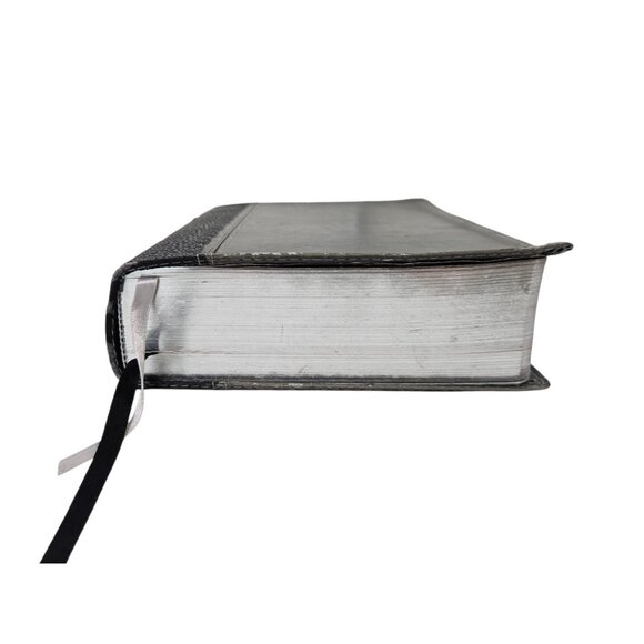 HCSB Holman Christian Standard Study Bible Indexed Gray Simulated Leather 2010 - Picture 5 of 16